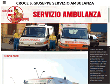 Tablet Screenshot of ambulanzaprivata.net